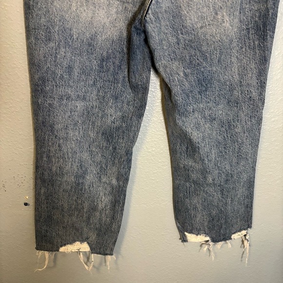 Pistola Womens Cassie Super High Rise Straight Leg‎ Distressed Jeans 30 Denim - Picture 9 of 12